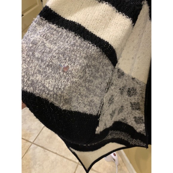 B10 Vince. Wool Blend Colorblock Pantrerend Longline Cardigan Sweater Sz S - Picture 7 of 12